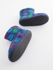 Marvel Blue Warm Lined Slipper Boots - Image 6 of 7