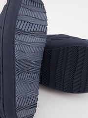 Navy Blue Thinsulate™ Lined Quilted Mule Slippers - Image 8 of 8