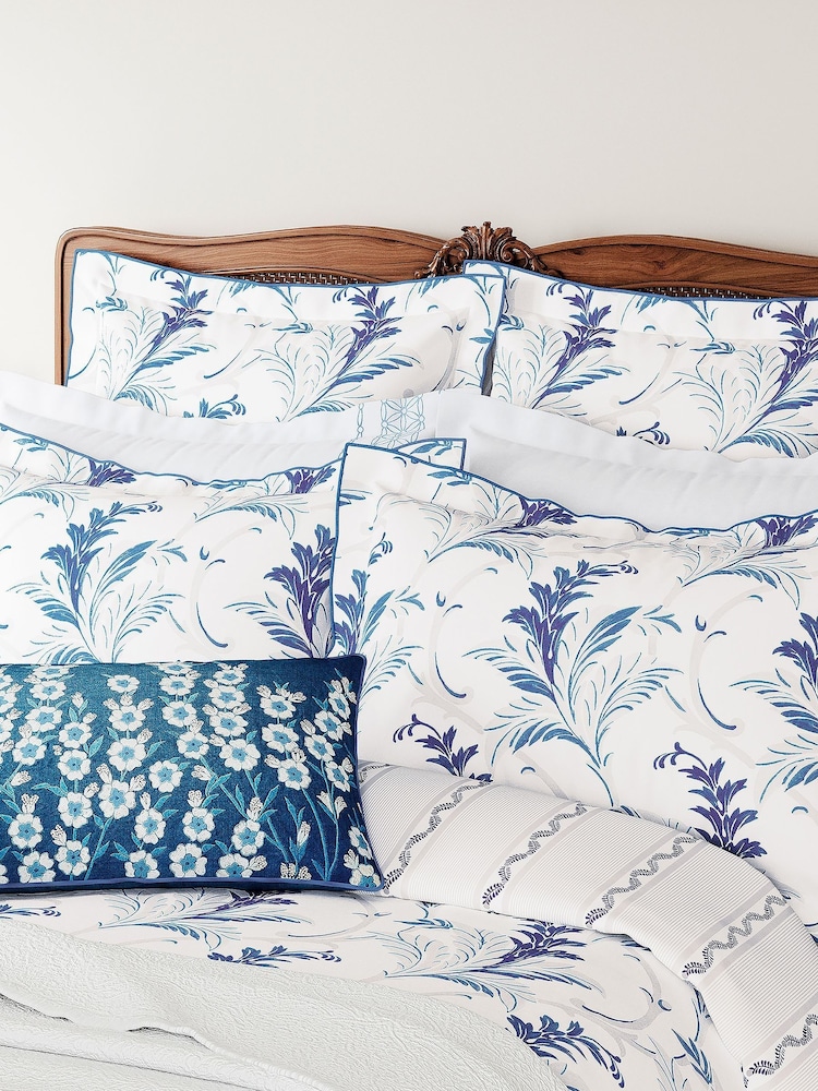 V&A Blue Baroque Swanick Cushion - Image 2 of 4