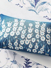 V&A Blue Baroque Swanick Cushion - Image 3 of 4