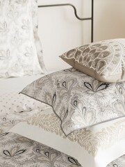 V&A Natural Aarya Oxford Pillowcase - Image 2 of 4