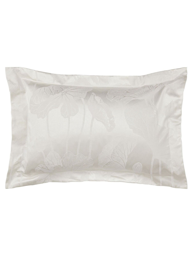 Sanderson Cream Lotus Leaf Oxford Pillowcase - Image 3 of 3