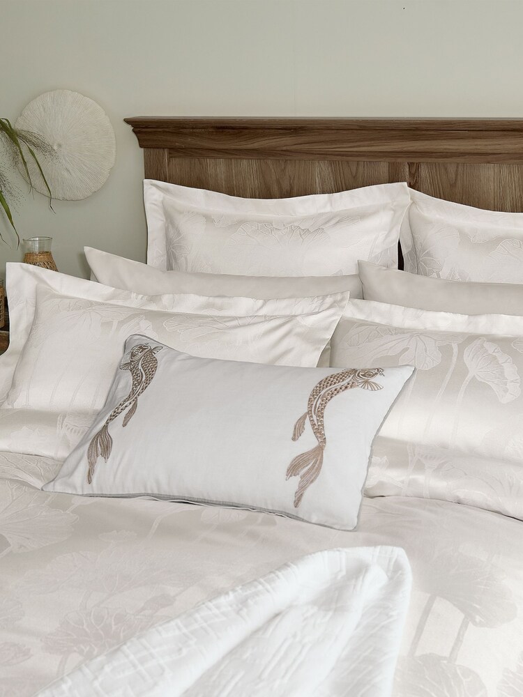 Sanderson Cream Lotus Leaf Duvet Cover - Image 2 of 3