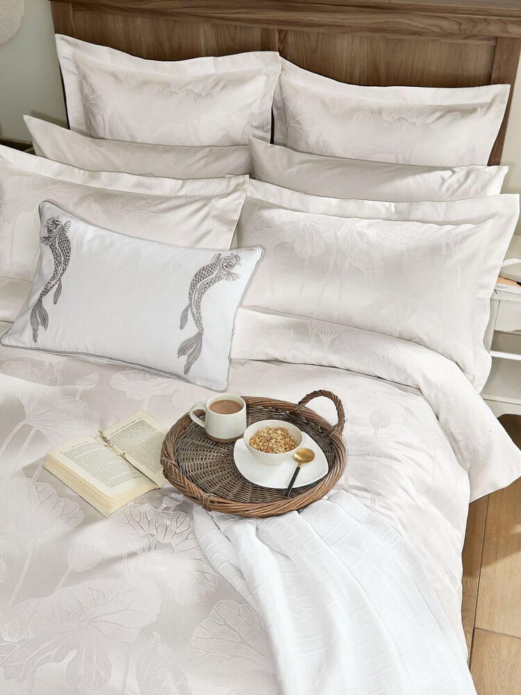 Sanderson Cream Lotus Leaf Duvet Cover - Image 3 of 3