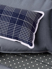 Helena Springfield Blue Star Woven 100% Cotton Throw - Image 2 of 3
