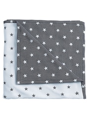 Helena Springfield Blue Star Woven 100% Cotton Throw - Image 3 of 3