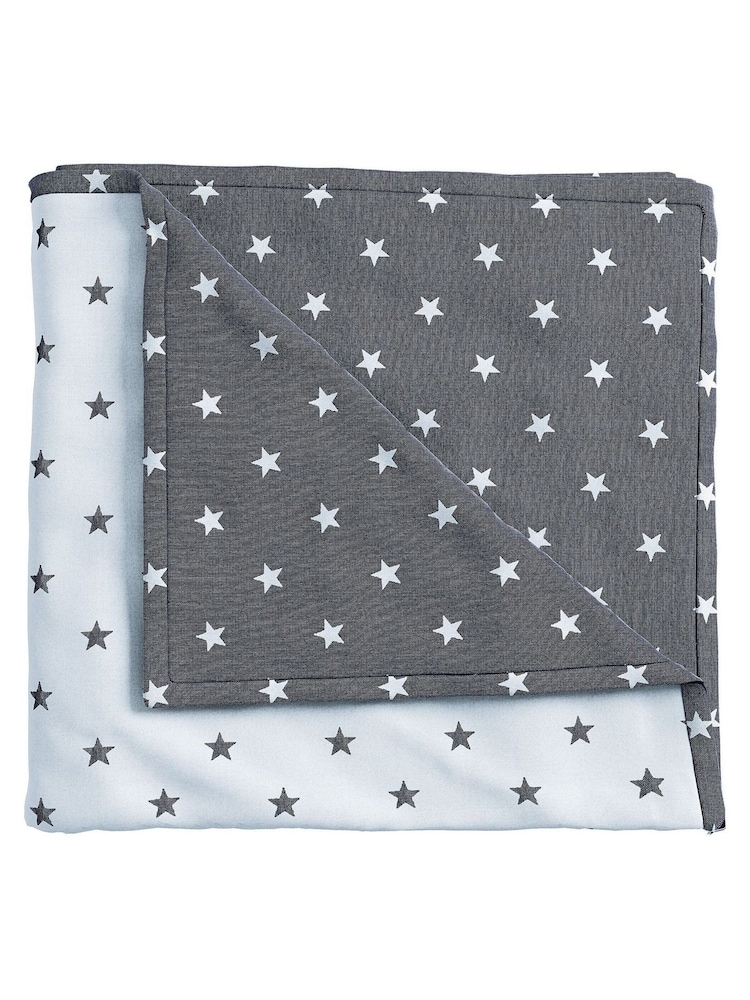 Helena Springfield Blue Star Woven 100% Cotton Throw - Image 3 of 3