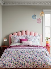 Helena Springfield Purple Pom Pom Cushion - Image 2 of 4
