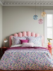 Helena Springfield Purple Minnie 100% Cotton Cushion - Image 2 of 5