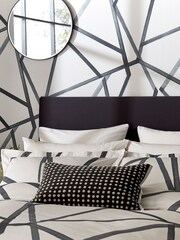 Harlequin Cream Sumi Square 100% Cotton Pillowcase - Image 1 of 4
