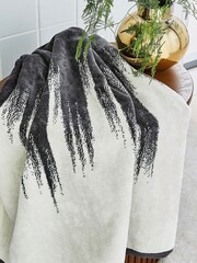 Harlequin Grey Motion Towel - Image 1 of 4