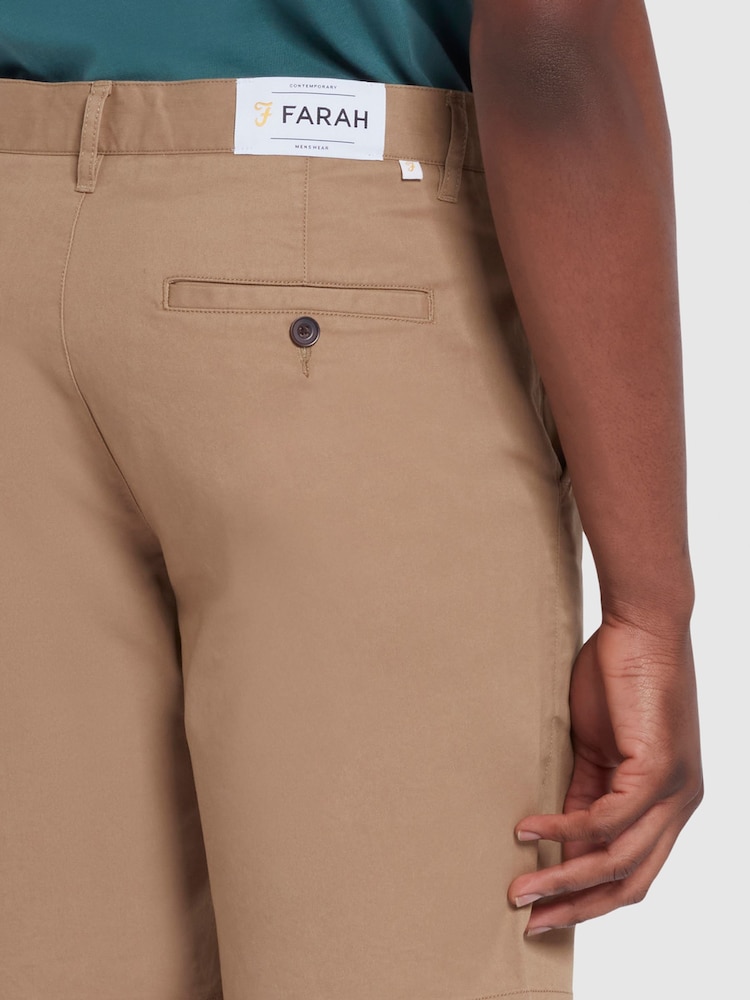 Farah Hawk Twill Chino Shorts - Image 2 of 2