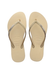 Havaianas Slim Aur Sparkle Sandale - Imaginea 1 din 2