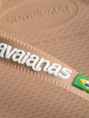 Бежевый - Шлепанцы с логотипом Havaianas Brasil - Изображение 5 из 5