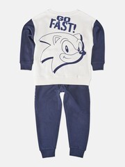 Angel & Rocket Navy Blue Sonic Graphic 2 Piece Tracksuit - Image 3 of 3