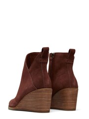 TOMS Sutton Suede Wedge Boots - Image 2 of 6