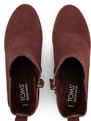 TOMS Sutton Suede Wedge Boots - Image 3 of 6