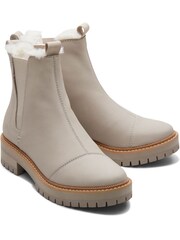 TOMS Dakota Water Resistant Leather with Faux Fur Boots - Image 1 of 1