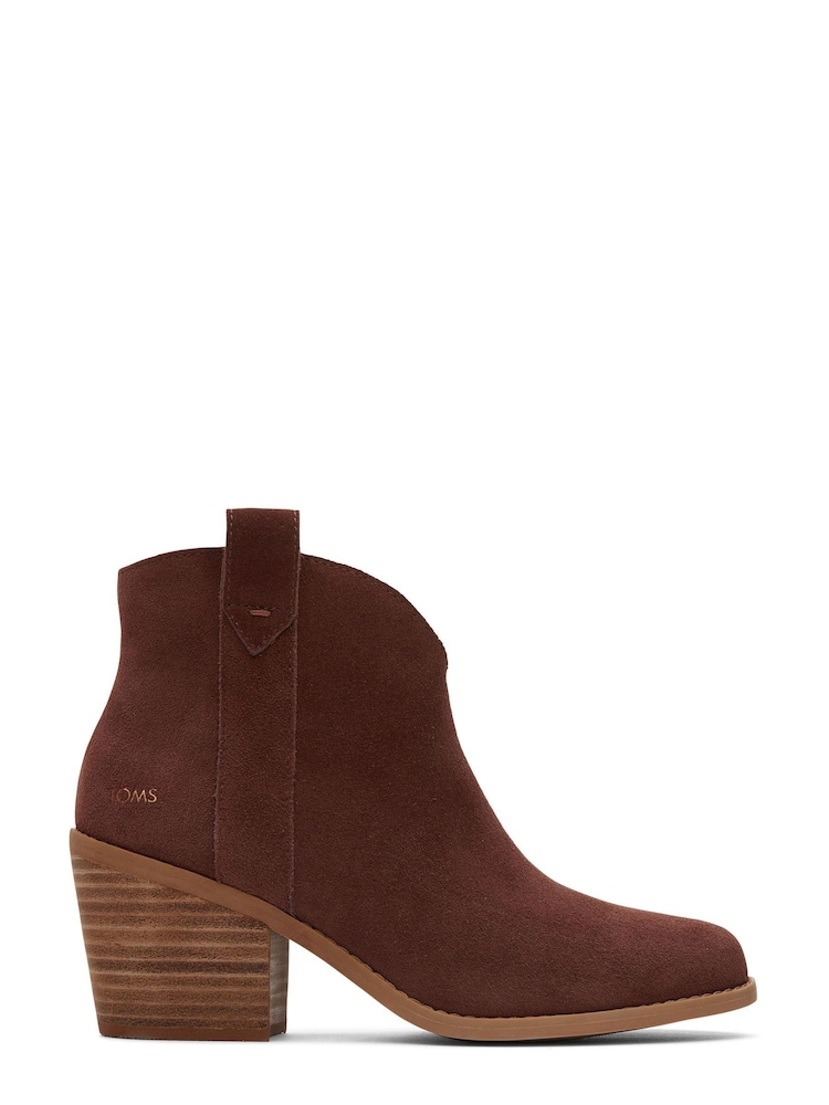 Toms Constance Suede Western Boots - Image 1 of 6