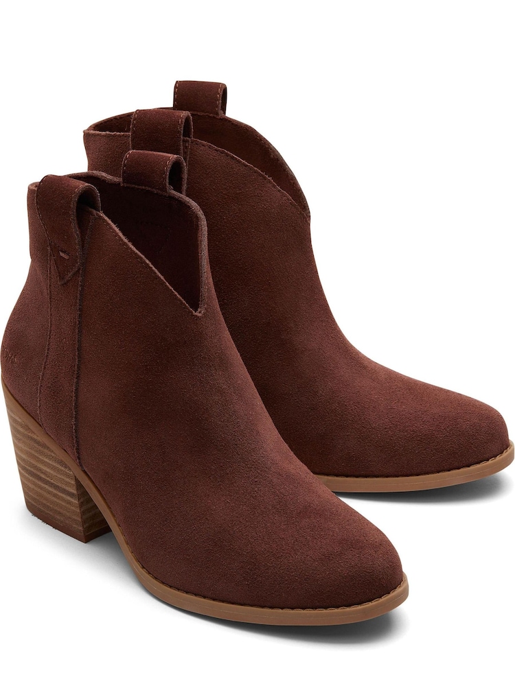 Toms Constance Suede Western Boots - Image 2 of 6
