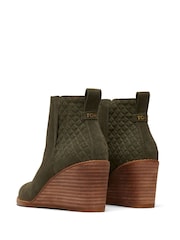 TOMS Clare Suede Wedge Boots - Image 2 of 5