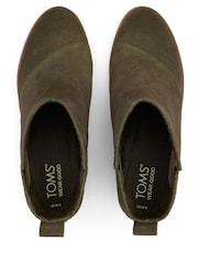 TOMS Clare Suede Wedge Boots - Image 4 of 5