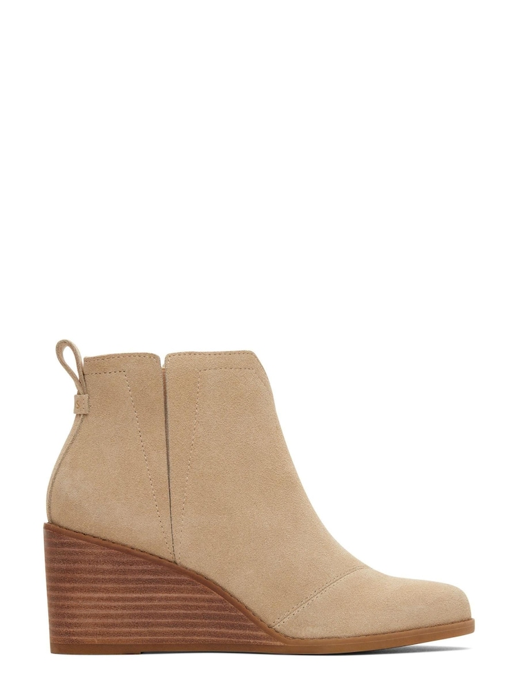 TOMS Clare Keilstiefel aus Veloursleder - Bild 1 von 9 TOMS Clare Keilstiefel aus Veloursleder - Bild 1 von 9