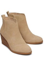 TOMS Clare Keilstiefel aus Veloursleder​​​​​​​ - Bild 3 von 9
