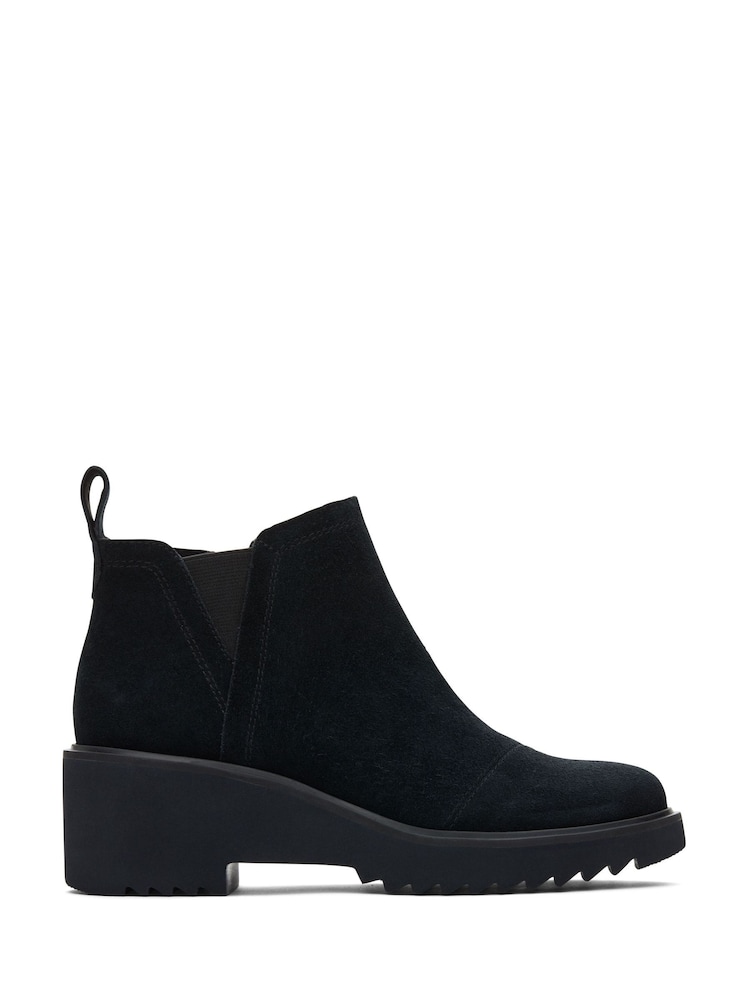 Toms Maude Mid Wedge Suede Boots - Image 1 of 5 Toms Maude Mid Wedge Suede Boots - Image 1 of 5