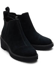 Toms Maude Mid Wedge Suede Boots - Image 2 of 5