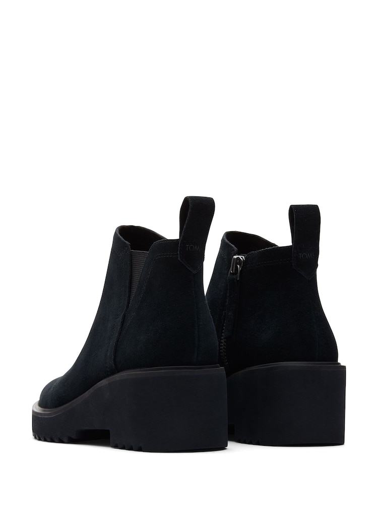 Toms Maude Mid Wedge Suede Boots - Image 3 of 5