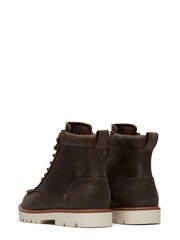 TOMS Palomar Water Resistant Dark Brown Leather Boots - Image 4 of 9