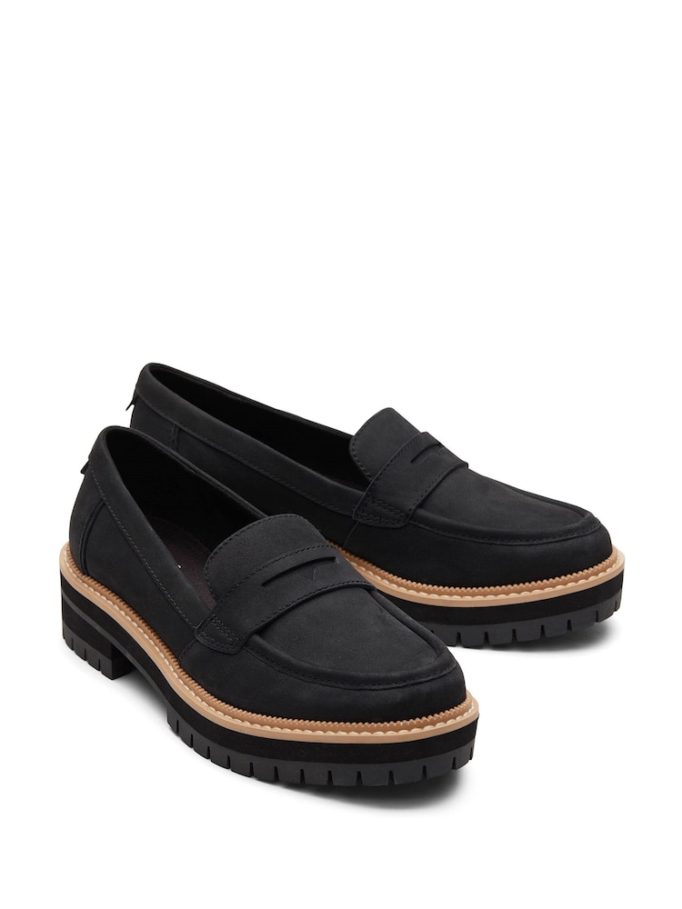 TOMS Cara Leather Loafers - Image 2 of 5