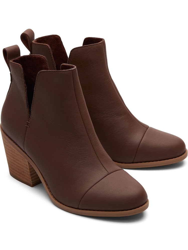 TOMS Everly Cutout Leather Boots - Image 2 of 5