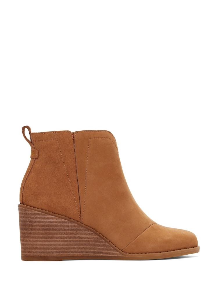 TOMS Clare Suede Wedge Boots - Image 1 of 7 TOMS Clare Suede Wedge Boots - Image 1 of 7