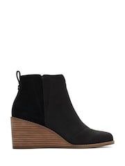 TOMS Clare Suede Wedge Boots - Image 1 of 7
