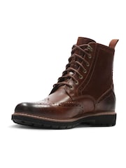 Braun - Clarks Batcombe Lord Stiefel - Bild 4 von 7