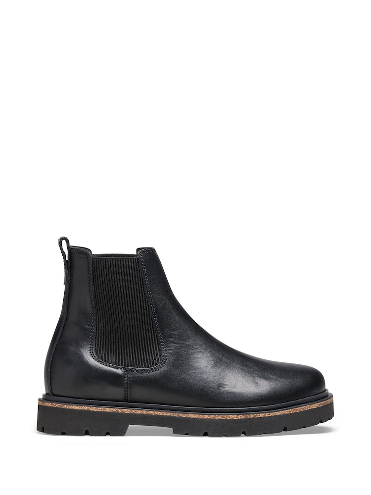 Birkenstock Black Highwood Leather Chelsea Boots - Image 1 of 7