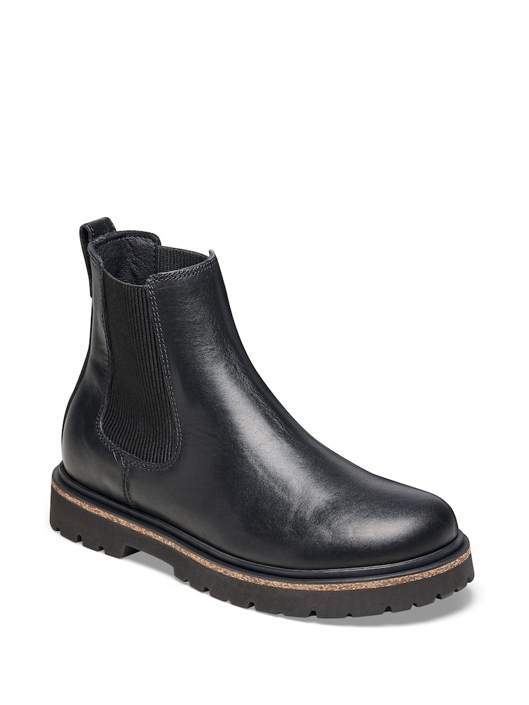 Birkenstock Black Highwood Leather Chelsea Boots - Image 2 of 7