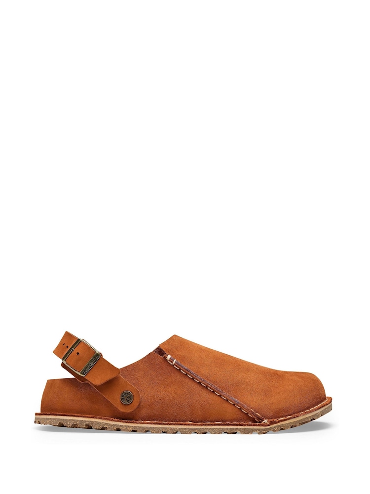 Birkenstock Brown Lutry Premium Suede Shoes - Image 2 of 4