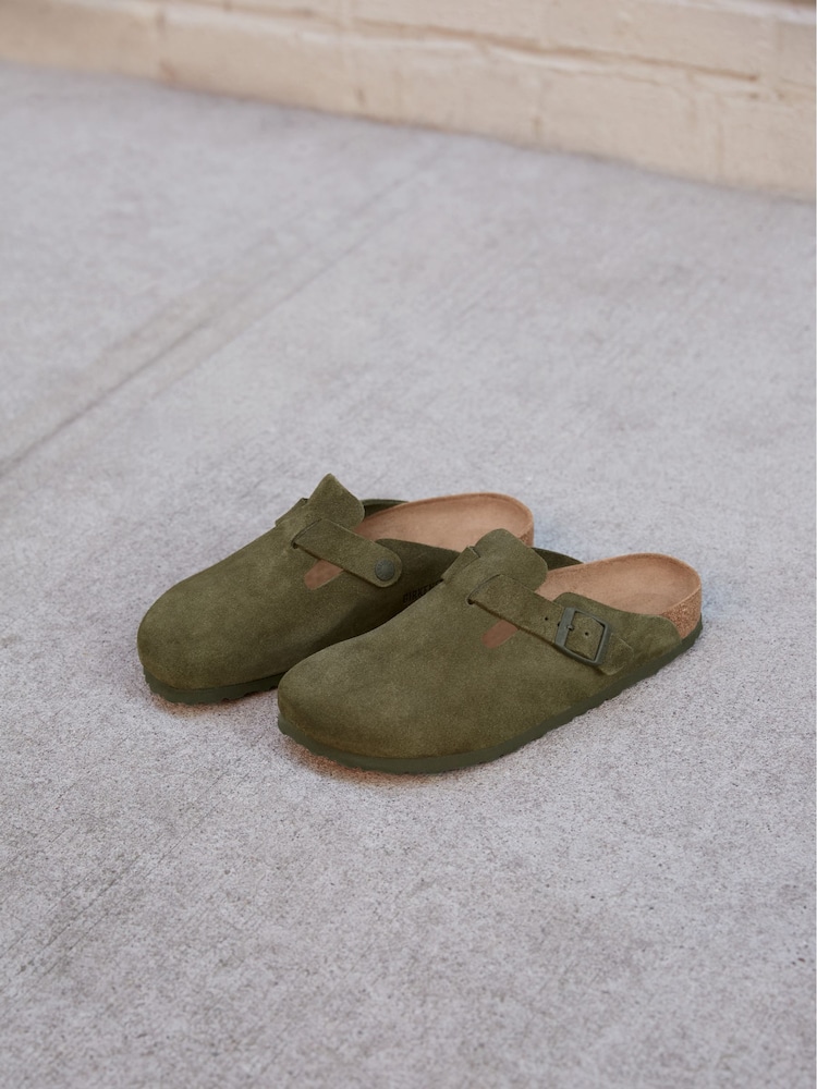 Birkenstock Boston Suede Clogs - Image 7 of 12