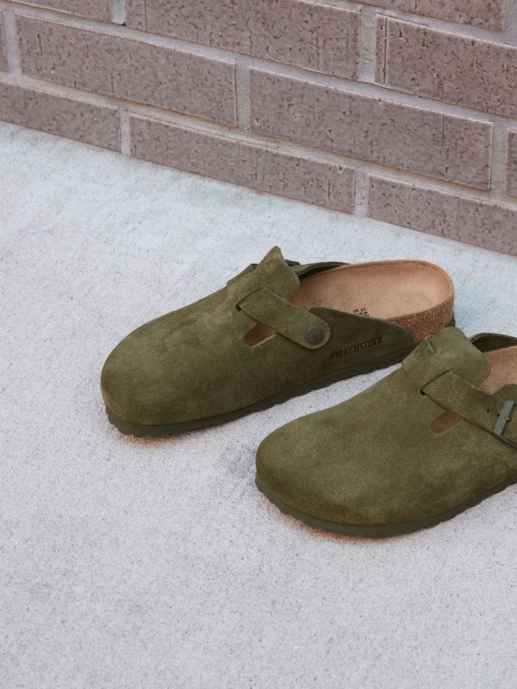 Birkenstock Boston Suede Clogs - Image 8 of 12