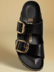 Birkenstock Black Arizona Big Buckle High Shine Sandals - Image 5 of 5