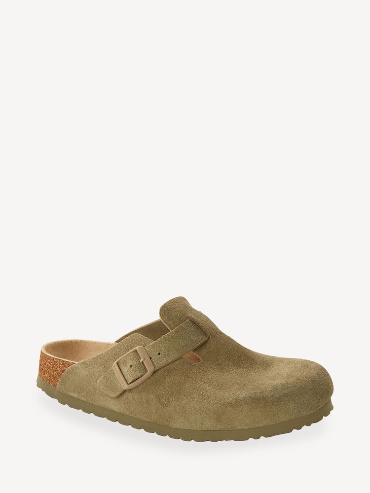 kaki - Birkenstock Boston Sabots en daim - Image 10 of 11