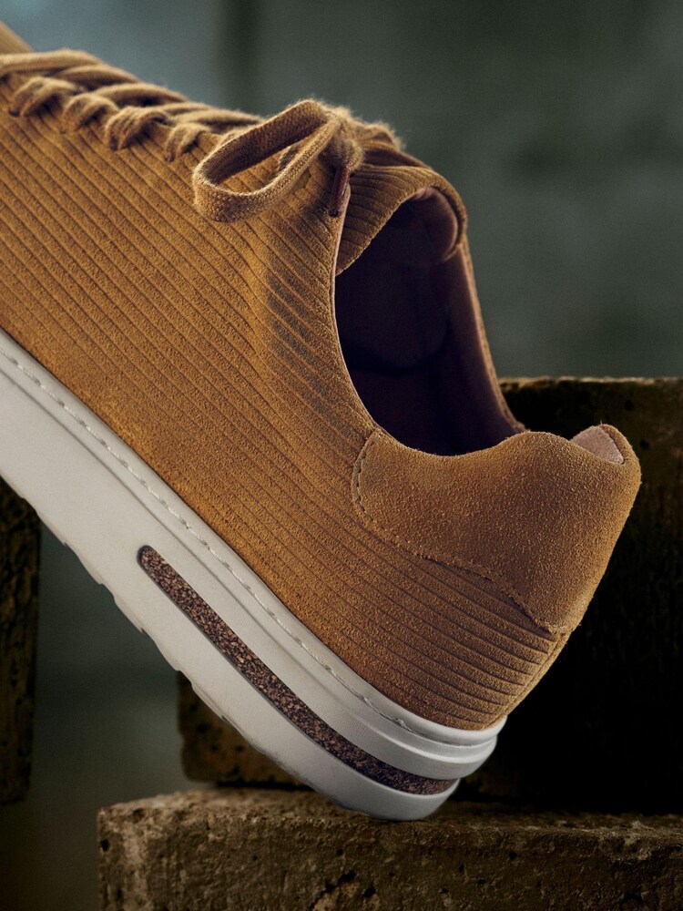 Birkenstock Bend Low Cord Cork Brown Trainers - Image 5 of 6