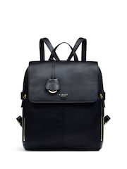 Radley London Black Lorne Close Large Flapover Backpack - Image 2 of 5