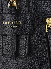 Radley London Black Lorne Close Large Flapover Backpack - Image 5 of 5