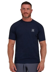Raging Bull Blue Performance T-Shirt - Image 1 of 7