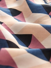 Ecru/Navy Short Kimono Cover-Up - Image 6 of 6
