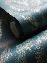Clarke and Clarke Green Velluto 10.05M Wallpaper - Image 2 of 2
